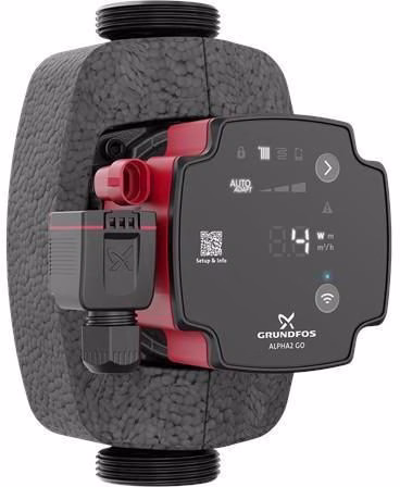 Detailbild 4070615 Hocheffizienz Umwälzpumpe ALPHA2 GO 25-40 180 220-240V 9H DD0 GRUNDFOS