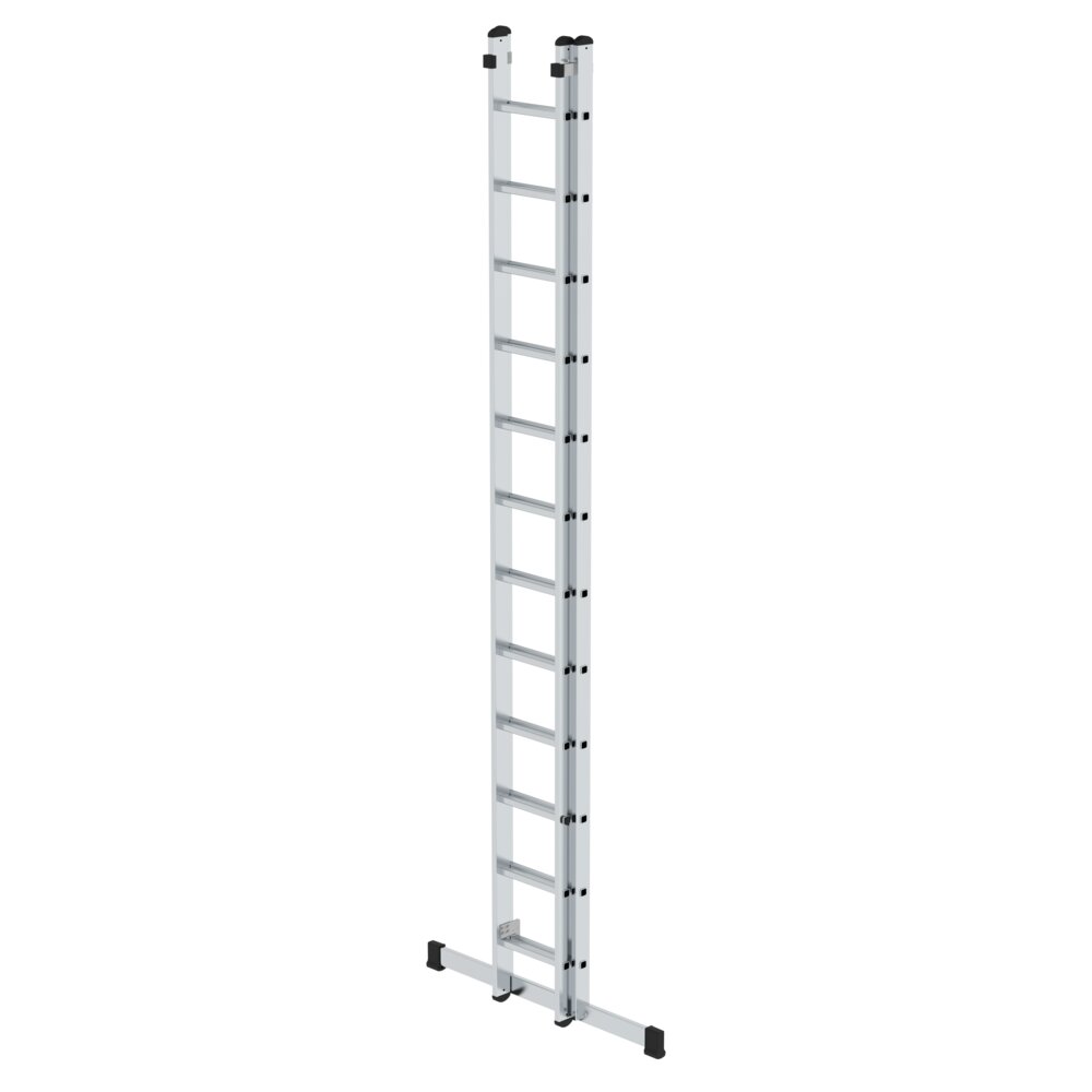Munk Sprossen-Schiebeleiter 2-teilig mit Standard-Traverse 2x12 Sprossen