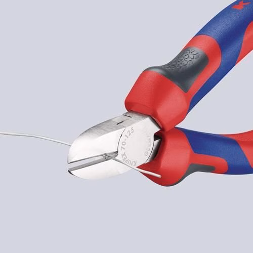 Seitenschneider Länge 125mm Kopf verchromt Comfort-Griff KNIPEX
