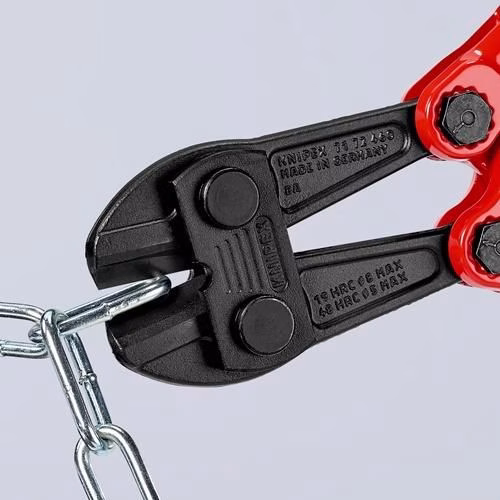 Bolzenschneider Länge 460mm Mehrkomponenten-Hüllen weich 8mm mittel 6mm hart 5mm KNIPEX