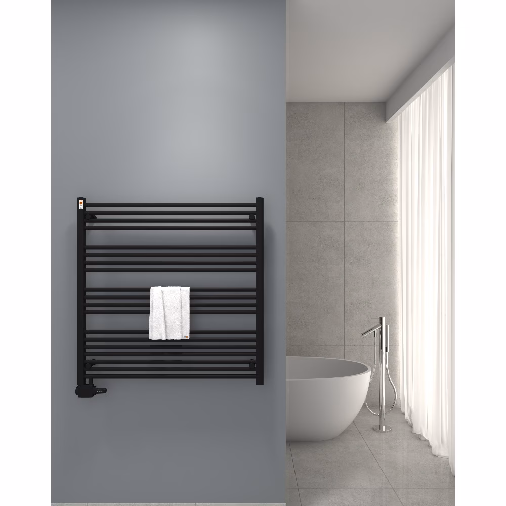 Radiatore di ricambio per bagno MERT AU, nero, 1000x1000mm del marchio Mert Radiatore di ricambio per bagno MERT AU, nero, dritto, varie dimensioni, dalla categoria radiatori per bagno, attacco laterale, con codice articolo 1-100x100-AU-50-BLACK