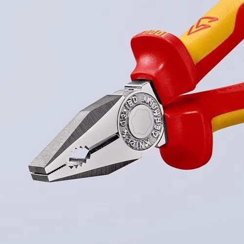 Kombizange Länge 160 mm Mehrkomponenten-Hüllen verchromt VDE KNIPEX