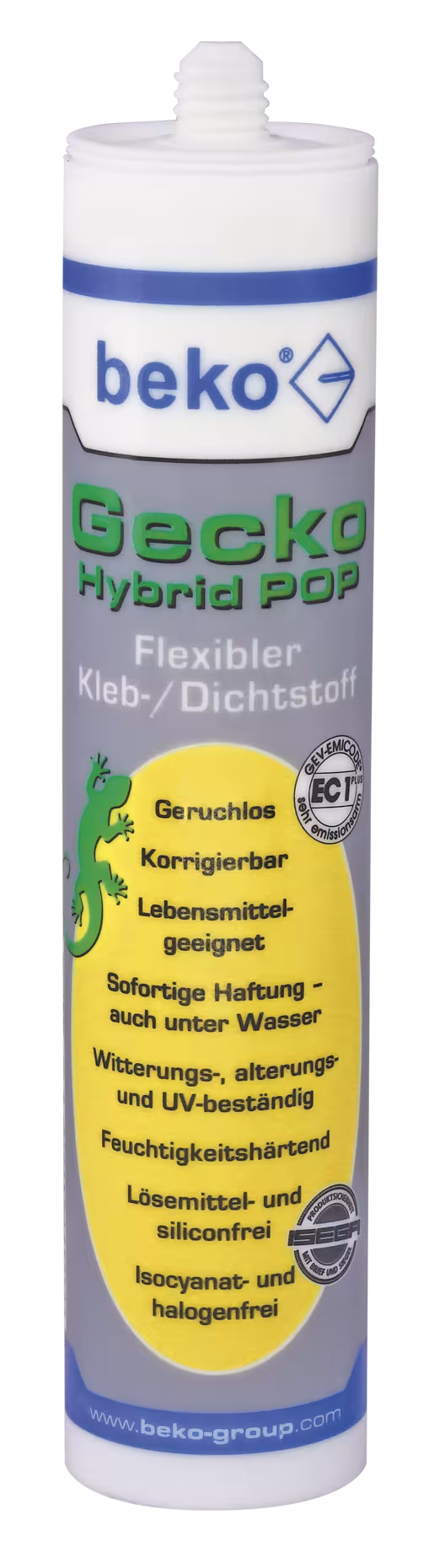 Gecko Hybrid POP 310 ml GRAUBRAUN Kleb-/Dichtstoff aus der Kategorie PU-Klebstoffe & Hybridklebstoffe mit der Artikelnr. 245 310 6