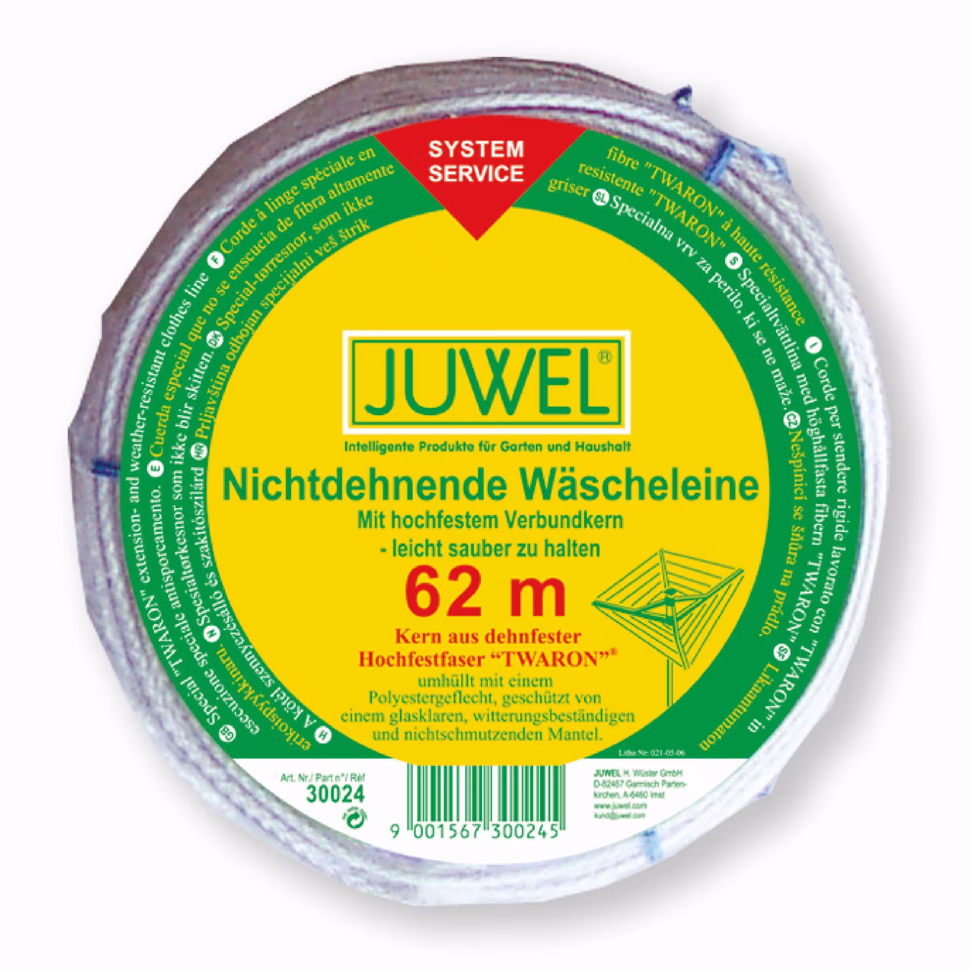 JUWEL Ersatz-Wäscheleinen 62m von der Marke Juwel aus der Kategorie Gartenausstattung Ersatzteile