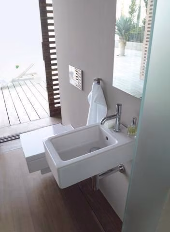 Detailbild 4047897 WC-Sitz Vero weiß mit Absenkautomatik Scharniere Edelstahl DURAVIT