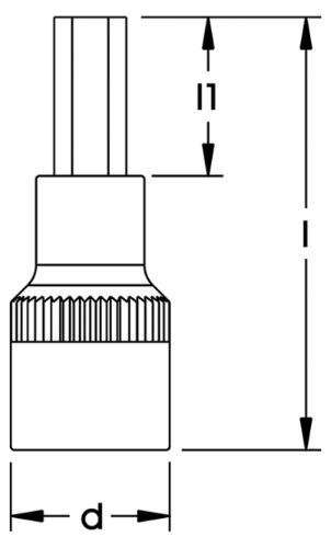 Schraubendreher-Einsatz 1/2", Innen-Sechskant, ELORA-3210-IN 6 Diagramm, Handlung