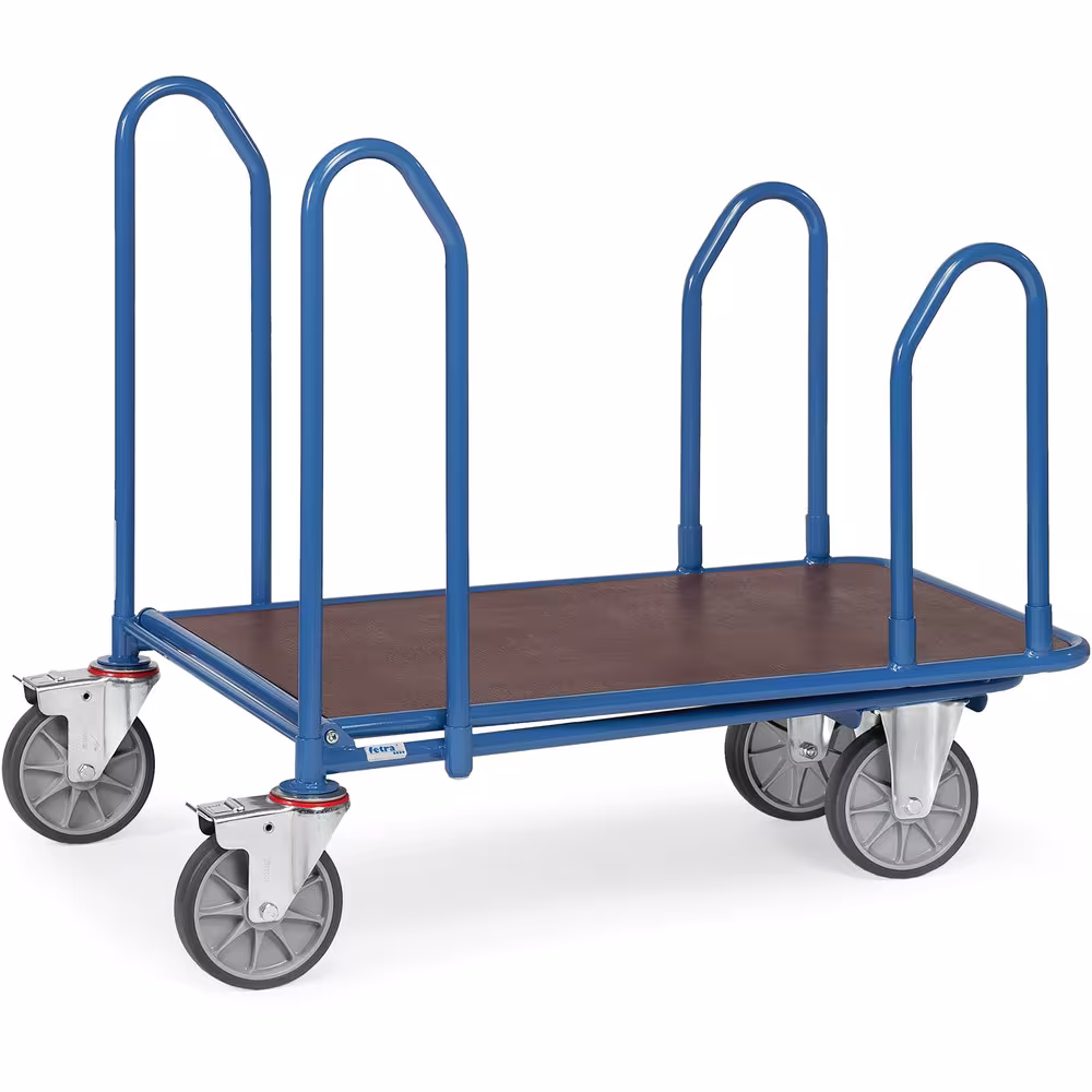 C+C-Wagen 2980 Breite 500 mm, Länge 850 mm von der Marke Fetra C+C-Wagen Baumarktwagen / Einkaufswagen Seitenbügel Stahlrohrkonstruktion, Ladefläche mit rutschsicherer Siebdruckplatte aus wasserfestem Sperrholz Typ Ladeflächenbreite: 500 mm aus der Kategorie Wagen mit der Artikelnr. 2980