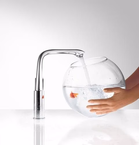 Hansgrohe Einhebel-Waschtischmischer METRIS 230 Nennweite 15 mit Schwenkauslauf Zugstangen-Ablaufgarnitur G 1 1/4 Zoll chrom