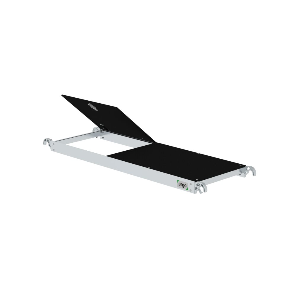 Munk Ergo-Plattform mit Klappe für Gerüstlänge 1,8 m von Günzburger Steigtechnik Munk Ergo-Plattform mit Klappe aus der Kategorie Plattformleitern mit der Artikelnr. 027108, Maschine