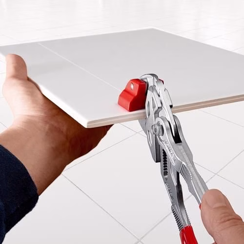 Fliesenlochzange Länge 250 mm CV-Stahl Griff Kunststoff-Überzug KNIPEX