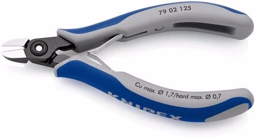 Präzisions-Elektronik-Seitenschneider Länge 125mm Form 0 Facette ja,sehr klein poliert KNIPEX