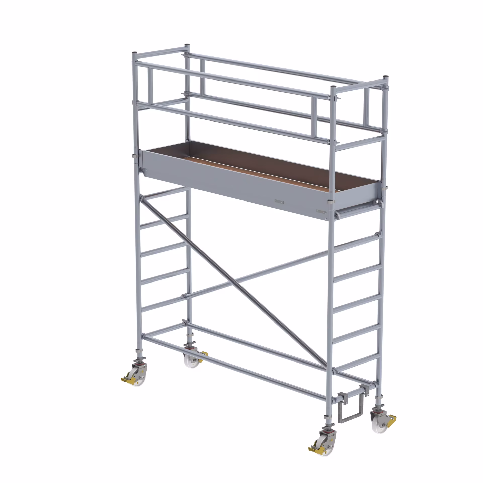 Munk Rollgerüst 0,75 x 2,45 m Plattformhöhe 2,35 m von Günzburger Steigtechnik Munk Rollgerüst 0,75 Plattformhöhe 2,51 m aus der Kategorie Rollgerüste mit der Artikelnr. 171235