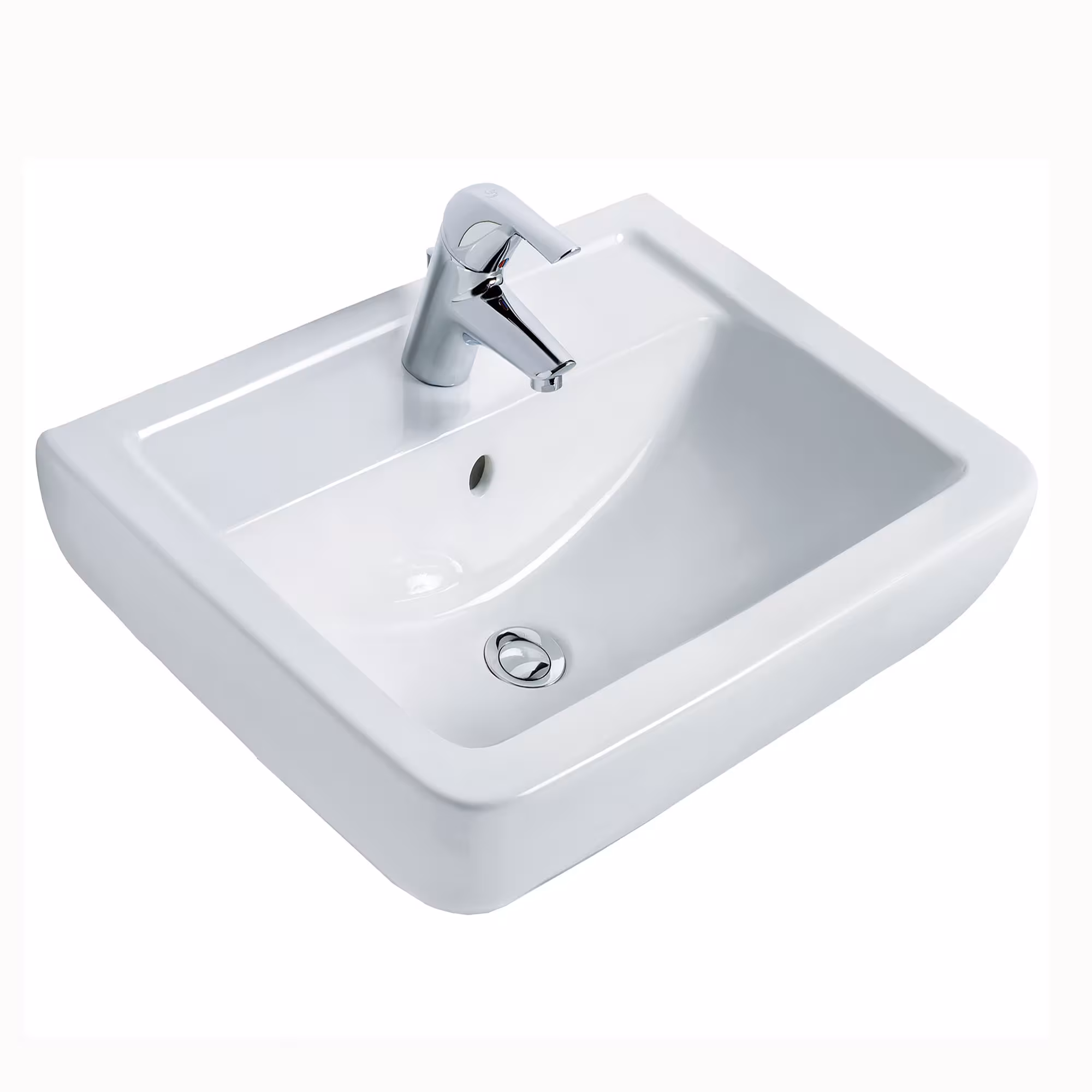 Waschtische Design "Base Cubo" weiß aus der Kategorie Waschtische