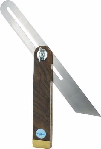 Tischler-Set 300mm 3-teilig VA/Nussbaum rostfrei HEDUE