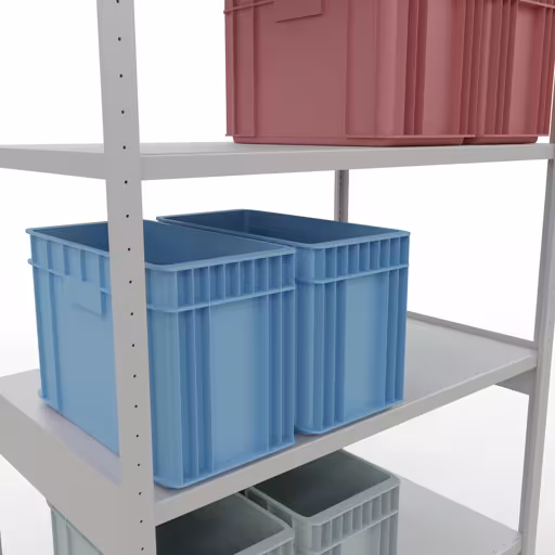 Produktbild Nr 13 des Artikels Grundregal, Fachbodenregal Stecksystem MULTIplus250, 3000 x 1300 x 800 mm (HxBxT), 7 Fachböden, Längenriegel, RAL 7035 lichtgrau Abbildung Nr 13 des Artikels Grundregal, Fachbodenregal Stecksystem MULTIplus250, 3000 x 1300 x 800 mm (HxBxT), 7 Fachböden, Längenriegel, RAL 7035 lichtgrau aus der Produktgruppe Stecksystem von der Marke Schulte Lagertechnik