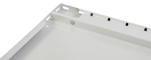 Andere Ansicht des Artikels Fachboden MULTIplus150, 1000 x 300 mm, RAL 7035 lichtgrau, ohne Befestigungsmaterial Andere Ansicht des Artikels Fachboden MULTIplus150, 1000 x 300 mm, RAL 7035 lichtgrau, ohne Befestigungsmaterial aus der Kategorie Stecksystem