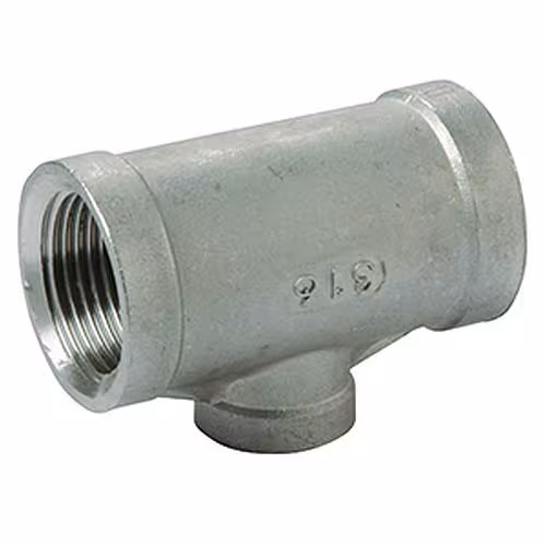 Edelstahl T-Stck reduziert Nr. 130 3/4x 1/2x 3/4 Zoll (AISI 316) / PN16 von der Marke Atusa Atusa Edelstahl T-Stück reduziert Nr. 130 (AISI 316) / PN16 Typ Größe: 3/4x 1/2x 3/4 Zoll aus der Kategorie Edelstahl Gewindefittings mit der Artikelnr. I130L434