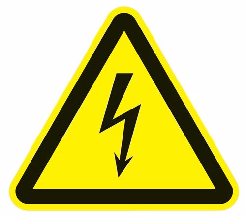 Warnzeichen ASR A1.3/DIN EN ISO 7010 200 mm Warnung vor Spannung aus der Kategorie Beschilderung, Schilder und Hinweiszeichen mit der Teilenummer 3000277650
