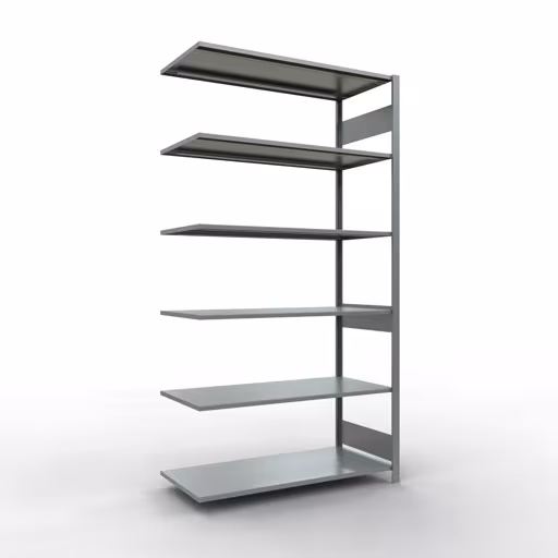 Anbauregal, Fachbodenregal Stecksystem MULTIplus150, 2500 x 1300 x 600 mm (HxBxT), 6 Fachböden, Längenriegel, verzinkt von der Marke Schulte Lagertechnik Anbauregal, Fachbodenregal Stecksystem MULTIplus150, 2500 x 1300 x 600 mm (HxBxT), 6 Fachböden, Längenriegel, verzinkt aus der Kategorie Anbauregal mit der Artikelnummer 12766-130-LR