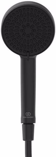 Ideal Standard CerathermAlu+ douchesysteem met thermostatische douchekraan, 2 planken, 2-functie handdouche en 2-functie Silk Black hoofddouche van het merk Ideal Standard. Ceratherm Alu+ doucheset met Ideal Standard douchethermostaat uit de categorie Douchesets/Systemen/Accessoires met artikelnummer 6001040436