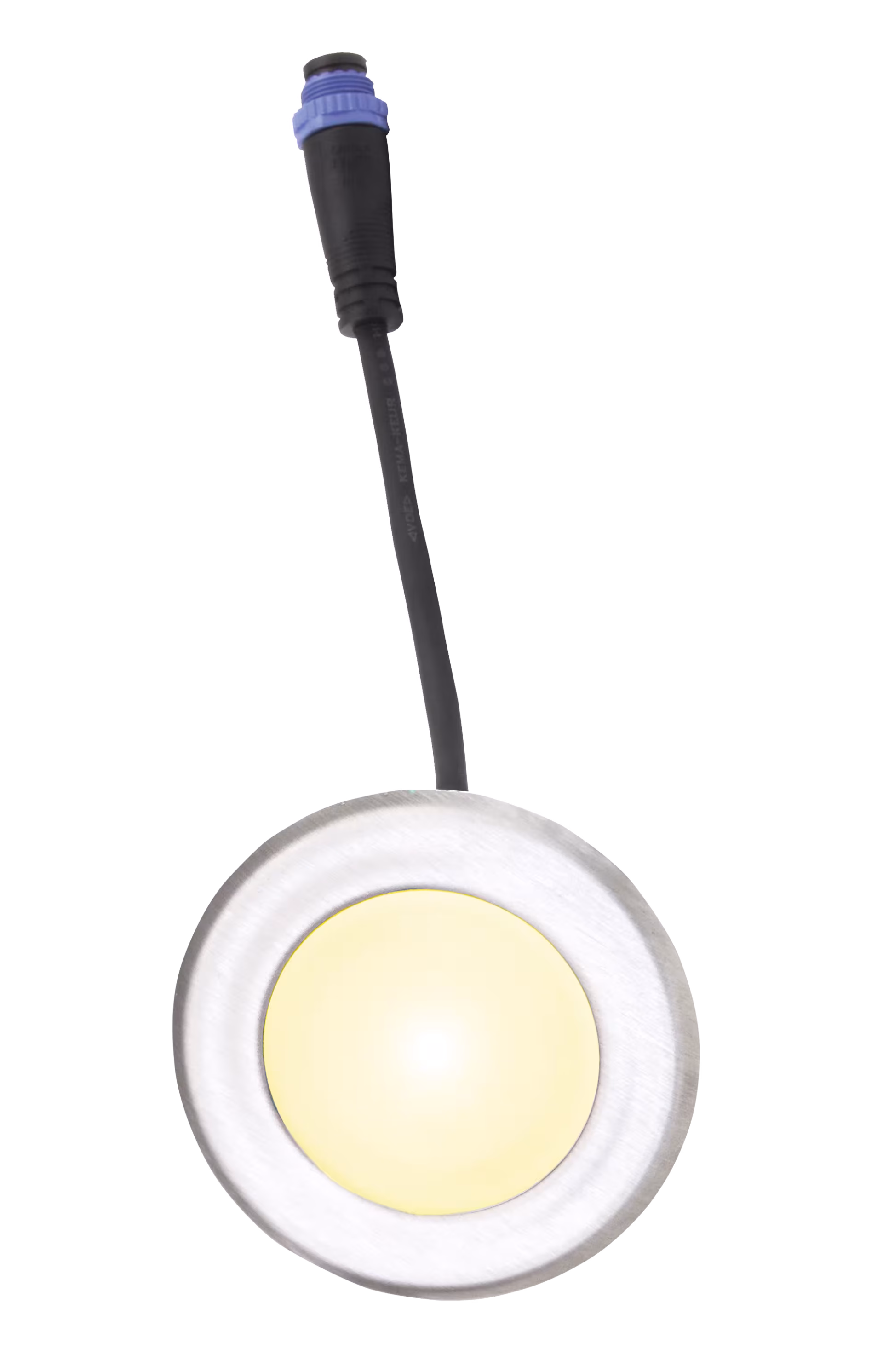 TerraLight Einzelspot rund Ø 60, edelstahl V4A gebürstet, warmweiß von Beko TerraLight Einzelspot rund Ø 60, edelstahl V4A gebürstet, warmweiß aus der Kategorie Terrassenbeleuchtung mit der Artikelnr. 505 70 101