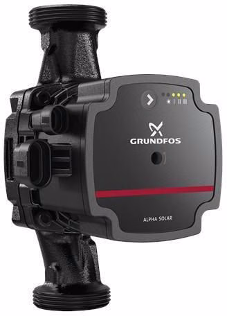 GRUNDFOS hoogrendementscirculatiepomp ALPHA Solar25-75 PN10 G1_1/2 180mm 1x230V uit de categorie circulatiepompen en warmwaterpompen voor huishoudelijk gebruik met artikelnummer 8001360014