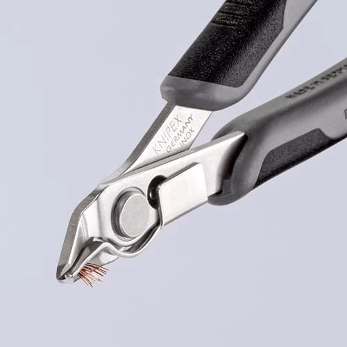 Detailbild 4045402 Elektronische zijsnijtang Super-Knips® Lengte 125 mm Vorm 1 Facet niet gepolijst KNIPEX