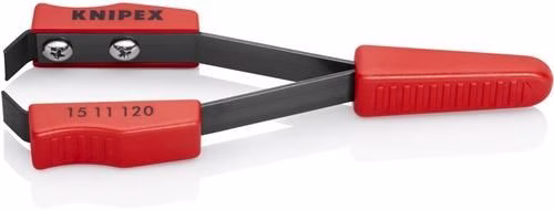 Verfverwijderende pincet, totale lengte 120 mm, verwijderingscapaciteit 0,6 mm², KNIPEX, categorie pincetten, artikelnummer 4000794461