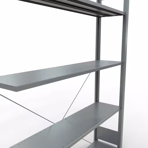 Zusatzbild des Artikels Stecksystem Anbauregal 2000x1300x300 mm, Typ 150 kg, verzinkt Zusatzbild des Artikels Stecksystem Anbauregal 2000x1300x300 mm, Typ 150 kg, verzinkt aus Anbauregal