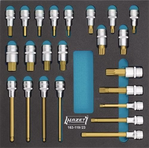 Primary Image 2212188 Modulo utensili 163-119/23 23 pezzi HAZET
