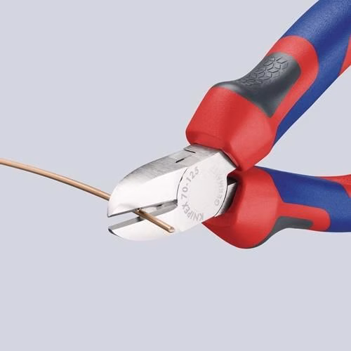 Seitenschneider Länge 125mm Kopf verchromt Comfort-Griff KNIPEX