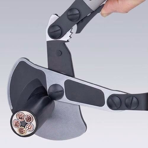Kabelschere Werkzeuglänge 570-770 mm Kopf brüniert 2-Komponenten-Hülle KNIPEX