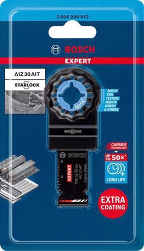 Detailbild 4070686 Tauchsägeblatt AIZ 20 AIT Breite 20 mm Eintauchtiefe 40 mm 1 Stück Starlock 2608900012 BOSCH