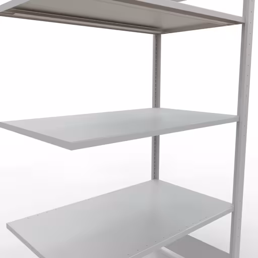 Produktbild Nr 14 des Artikels Anbauregal, Fachbodenregal Stecksystem MULTIplus85, 2000 x 1000 x 600 mm (HxBxT), 5 Fachböden, Längenriegel, RAL 7035 lichtgrau Abbildung Nr 14 des Artikels Anbauregal, Fachbodenregal Stecksystem MULTIplus85, 2000 x 1000 x 600 mm (HxBxT), 5 Fachböden, Längenriegel, RAL 7035 lichtgrau aus der Produktgruppe Stecksystem von der Marke Schulte Lagertechnik
