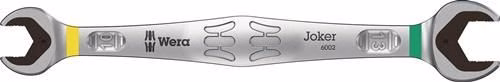 Clé à fourche double 6002 Joker 10x13mm, longueur 167mm, chromée, WERA par Wera Clé à fourche double 6002 Joker, chromée mate, WERA, de la catégorie clés à fourche, référence 4000821454