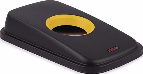 Coperchio PP-CP-70 giallo, larghezza 290 mm, per contenitori di raccolta differenziata da 55/70 l, per inserimento bottiglie, marca ROTHO Coperchio adatto per i bidoni della raccolta differenziata ROTHO da 55/70 l della categoria bidoni e contenitori per rifiuti con codice articolo 9000468528