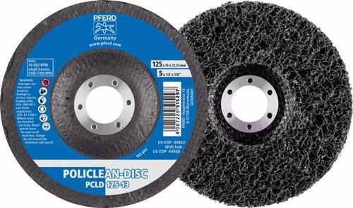 Grobreinigungsscheibe POLICLEAN Bohrung 22,23 mm PFERD TOOLS aus der Kategorie Schruppscheiben mit der Teilenummer 4000841861