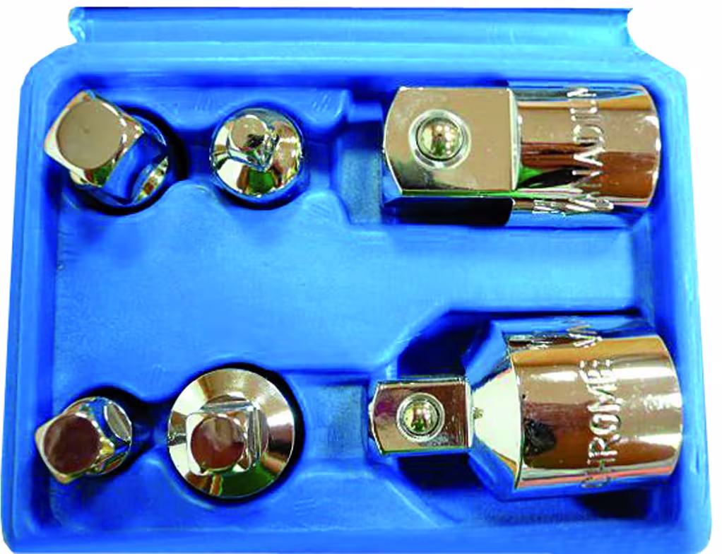 Adapter Satz, 6 teilig 1/4" auf 3/8" - 3/8" auf 1/4" 3/8" auf 1/2" - 1/2" auf 3/8" 1/2" auf 3/4" - 3/4" auf 1/2" aus der Kategorie Steckschlüssel Sätze & Einzelteile mit der Artikelnummer 4259