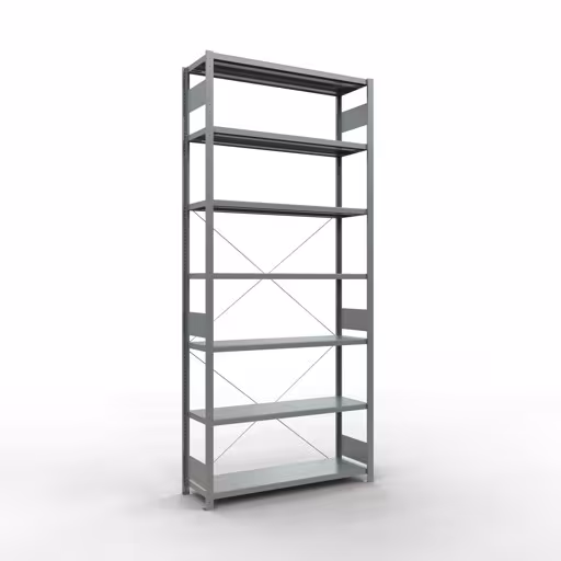 Abbildung Nr 14 des Artikels Stecksystem Grundregal 3000x1300x400 mm, Typ 250 kg, verzinkt aus der Produktgruppe Stecksystem von der Marke Schulte Lagertechnik