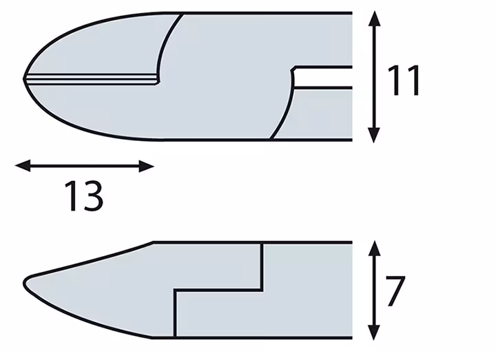 Elektronik Seitenschneider ESD mit Wate, ELORA-4730-M E 2K von der Marke ELORA aus der Produktreihe Zangen