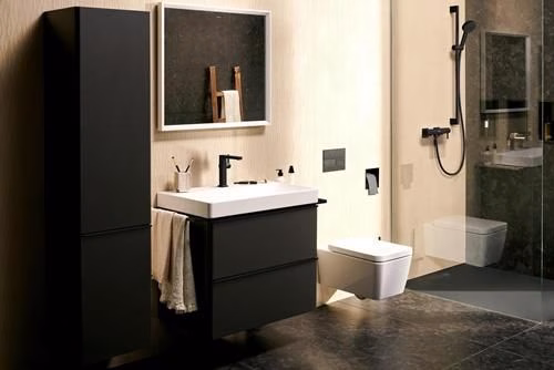 Hansgrohe doucheset PULSIFY SELECT 105 3 straalsoorten Relaxatie douchestang 900 millimeter mat zwart