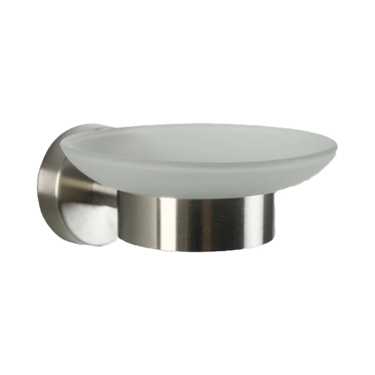 AXIAL Seifenschale Edelstahl Glas - zum KLEBEN oder BOHREN aus der Kategorie Seifenablage & Seifenspender mit der Teilenummer IP2066