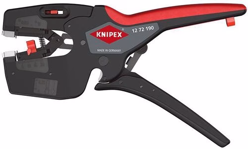 Pinza spelafili e crimpatrice, lunghezza 190 mm, 0,03 - 10 mm² (AWG 32 - 8), KNIPEX, della categoria pinze a impugnatura, codice articolo 4000811185