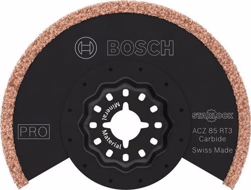 Segmentsägeblatt PRO ACZ 85 RT3 Durchmesser 85 mm Schnittbreite 2,5 mm Starlock BOSCH aus der Kategorie Oszillierendes Sägeblatt mit der Teilenummer 8004257184