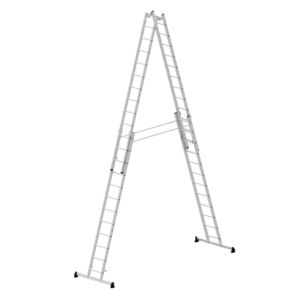 Munk Sprossen-Stehleiter 4-teilig mit nivello®-Traverse 4x12 Sprossen von Günzburger Steigtechnik Munk Sprossen-Stehleiter 4-teilig mit nivello®-Traverse aus der Kategorie Stehleitern mit der Artikelnr. 033048