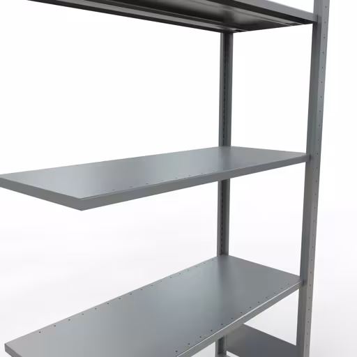 Produktbild Nr.14 des Artikels Anbauregal, Fachbodenregal Stecksystem MULTIplus150, 2000 x 1000 x 400 mm (HxBxT), 5 Fachböden, Längenriegel, verzinkt aus der Produktreihe Stecksystem von der Marke Schulte Lagertechnik