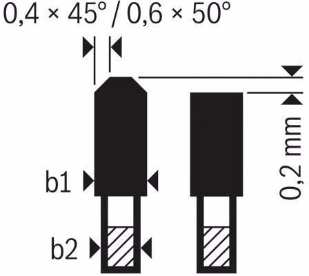 Kreissägeblatt Außen-Ø 165 mm Zähnezahl 48 HLTCG Bohrung 20 mm Schnittbreite 1,8 mm BOSCH