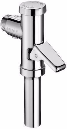 Valve de chasse d'eau à pression SCHELLOMAT pour WC avec levier, 3/4 pouce, 1,0-1,3 l/s, chromée, de la marque Schell Valve de chasse d'eau à pression SCHELLOMAT pour WC avec levier 3/4 pouce, 1,0-1,3 l/s, chromée, SCHELL, de la catégorie urinoirs, référence 6000575222