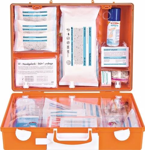 Erste Hilfe Koffer Advocat Verwaltung B400xH300xT150 circa mm orange SÖHNGEN