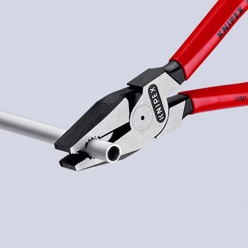 Detailbild 4033743 Kraftkombizange Länge 200mm poliert Kunststoff-Überzug KNIPEX